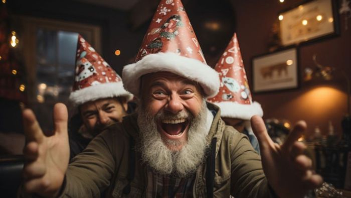 Nón Noel thiết kế cho nam giới